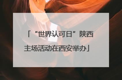 “世界认可日”陕西主场活动在西安举办