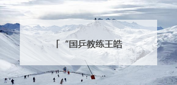 “国乒教练王皓考编”最新进展