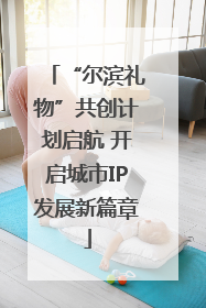 “尔滨礼物”共创计划启航 开启城市IP发展新篇章