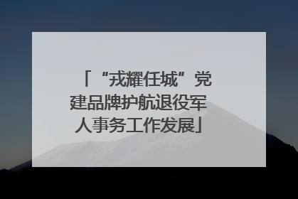 “戎耀任城”党建品牌护航退役军人事务工作发展