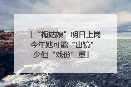 “梅姑娘”明日上岗 今年她可能“出镜”少但“戏份”重