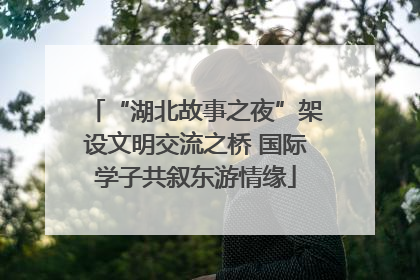 “湖北故事之夜”架设文明交流之桥 国际学子共叙东游情缘