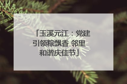 玉溪元江：党建引领粽飘香 邻里和谐庆佳节