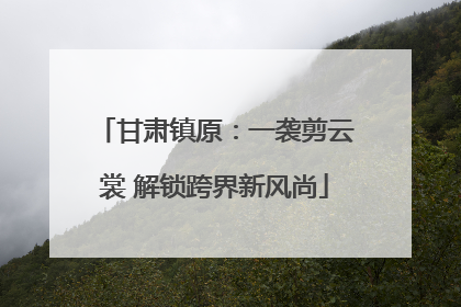 甘肃镇原：一袭剪云裳 解锁跨界新风尚