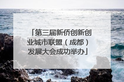 第三届新侨创新创业城市联盟（成都）发展大会成功举办