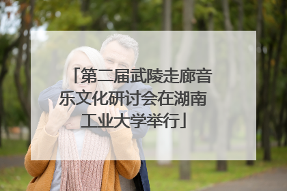 第二届武陵走廊音乐文化研讨会在湖南工业大学举行