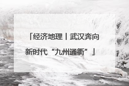 经济地理丨武汉奔向新时代“九州通衢”