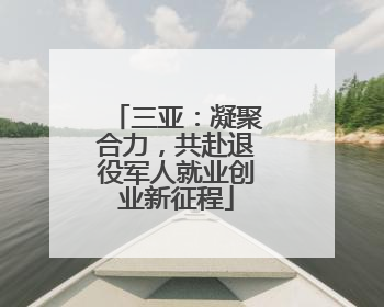 三亚：凝聚合力，共赴退役军人就业创业新征程