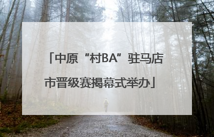 中原“村BA”驻马店市晋级赛揭幕式举办