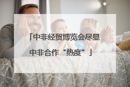 中非经贸博览会尽显中非合作“热度”