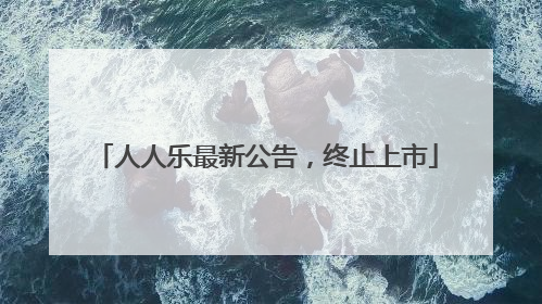 人人乐最新公告，终止上市