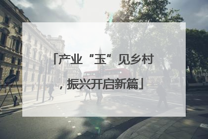 产业“玉”见乡村，振兴开启新篇