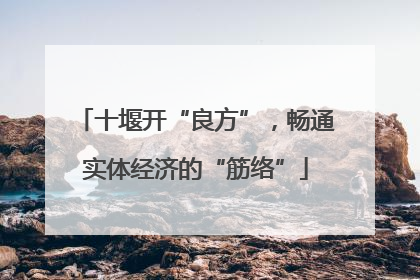 十堰开“良方”，畅通实体经济的“筋络”