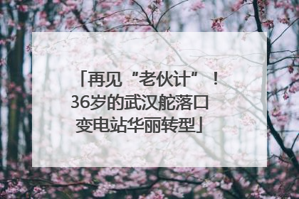 再见“老伙计”！36岁的武汉舵落口变电站华丽转型
