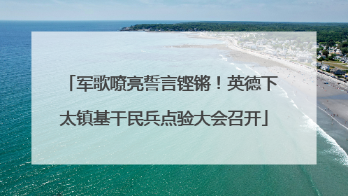 军歌嘹亮誓言铿锵！英德下太镇基干民兵点验大会召开