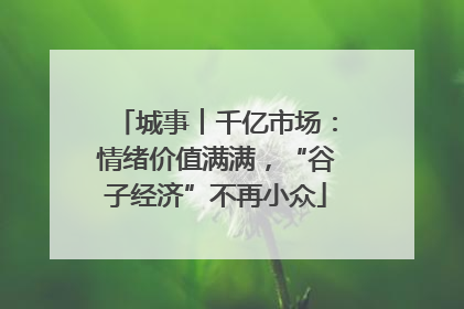 城事︱千亿市场：情绪价值满满，“谷子经济”不再小众