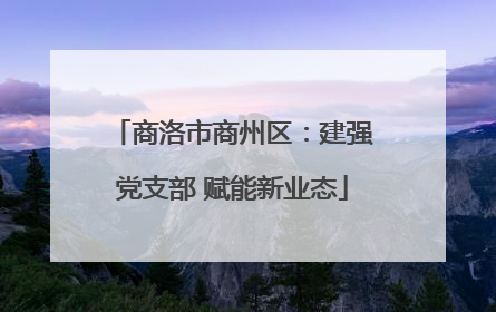 商洛市商州区：建强党支部 赋能新业态