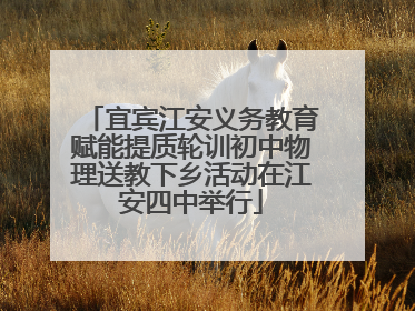 宜宾江安义务教育赋能提质轮训初中物理送教下乡活动在江安四中举行