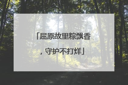 屈原故里粽飘香，守护不打烊