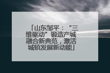 山东邹平：“三维驱动”锻造产城融合新典范，激活城镇发展新动能