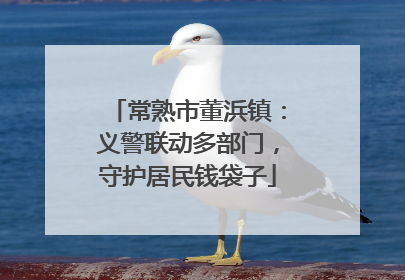 常熟市董浜镇：义警联动多部门，守护居民钱袋子