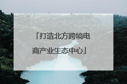 打造北方跨境电商产业生态中心