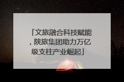 文旅融合科技赋能，陕旅集团助力万亿级支柱产业崛起