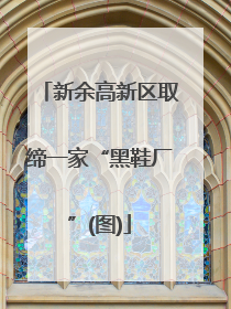 新余高新区取缔一家“黑鞋厂”(图)