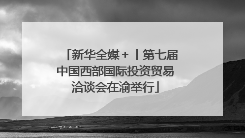 新华全媒＋丨第七届中国西部国际投资贸易洽谈会在渝举行