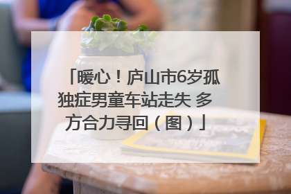 暖心！庐山市6岁孤独症男童车站走失 多方合力寻回（图）