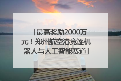 最高奖励2000万元！郑州航空港竞逐机器人与人工智能赛道