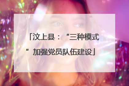 汶上县：“三种模式”加强党员队伍建设