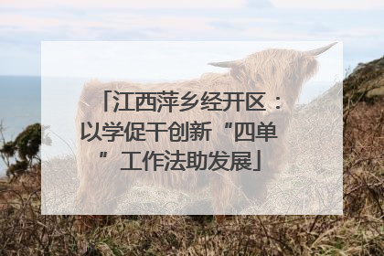 江西萍乡经开区：以学促干创新“四单”工作法助发展