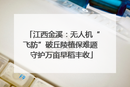 江西金溪：无人机“飞防”破丘陵植保难题 守护万亩早稻丰收