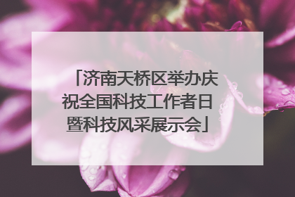 济南天桥区举办庆祝全国科技工作者日暨科技风采展示会