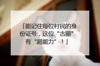 能记住每位村民的身份证号，这位“古丽”有“超能力”！
