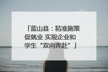 蓝山县：精准施策促就业 实现企业和学生“双向奔赴”