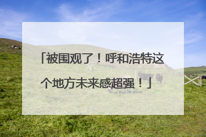 被围观了！呼和浩特这个地方未来感超强！