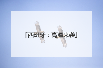 西班牙：高温来袭