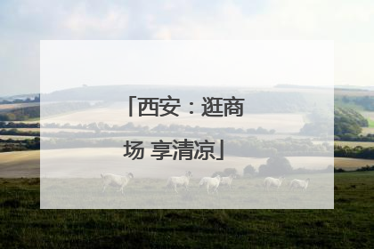 西安：逛商场 享清凉