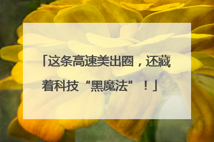 这条高速美出圈，还藏着科技“黑魔法”！
