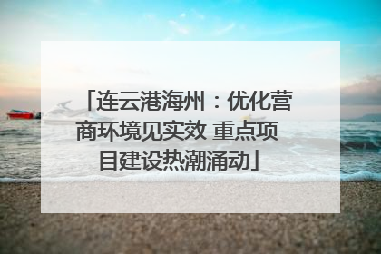 连云港海州：优化营商环境见实效 重点项目建设热潮涌动