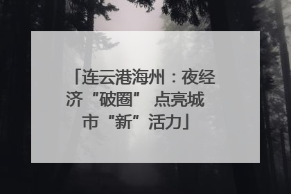 连云港海州：夜经济“破圈” 点亮城市“新”活力