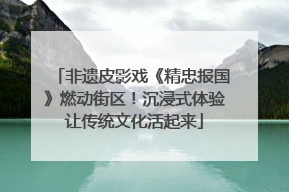 非遗皮影戏《精忠报国》燃动街区！沉浸式体验让传统文化活起来