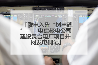 陇电入鲁“树丰碑”——电建核电公司建设灵台电厂项目并网发电侧记