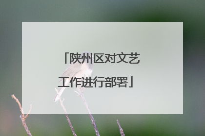 陕州区对文艺工作进行部署