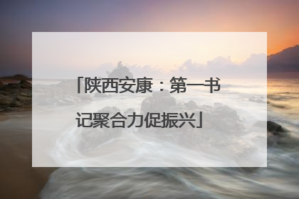 陕西安康：第一书记聚合力促振兴