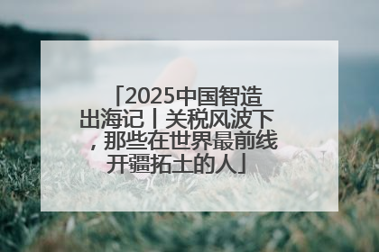 2025中国智造出海记丨关税风波下，那些在世界最前线开疆拓土的人