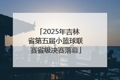 2025年吉林省第五届小篮球联赛省级决赛落幕